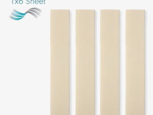 NewGel+ Dải silicone màu be, kích thước 1″x6″ (2.5×15.2 cm), 4 miếng mỗi hộp