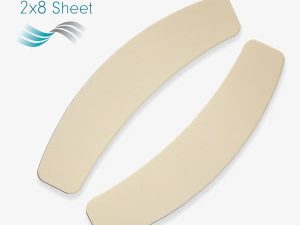 NewGel+ Miếng dán silicone màu be cho vùng bụng hình cong, kích thước 2"x8" (5.1x20.3cm), 2 miếng/hộp