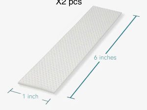 NewGel+ Miếng dán silicone trong suốt dạng dải, kích thước 1"x6" (2.5x15.2cm), 2 miếng/hộp