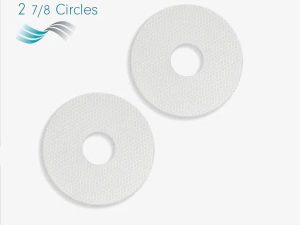 NewGel+ Miếng dán silicone trong suốt hình tròn quầng vú, đường kính 2 7/8” (7.2 cm), 2 miếng mỗi hộp