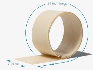 NewGel+ Miếng dán silicone màu be cho vùng bụng dạng thẳng, kích thước 2″x24″ (5.1×61.0cm), 1 miếng/hộp